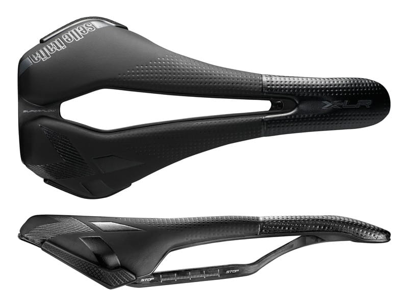 Siodło SELLE ITALIA X-LR KIT CARBONIO SUPERFLOW L (id match - L3) carbon/keramic 7x9, fibra-tek, 187g czarne (NEW)