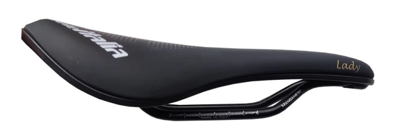 Siodło SELLE ITALIA NOVUS EVO BOOST LADY TM SUPERFLOW L (id match - L3) Manganese Tube 7, soft-tek, czarne (NEW)