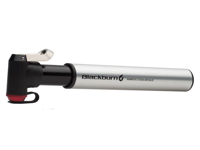 Pompka ręczna BLACKBURN MAMMOTH 2 STAGE ANYVALVE HP HV 120psi srebrna (NEW)