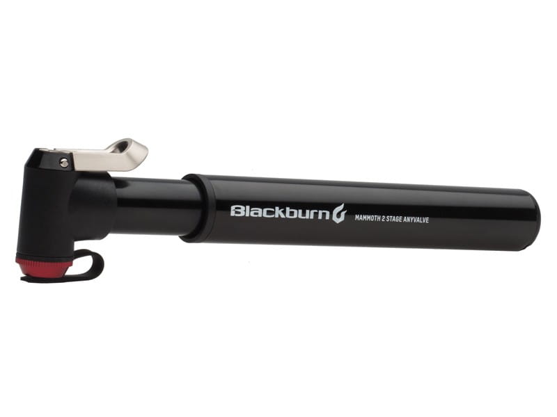 Pompka ręczna BLACKBURN MAMMOTH 2 STAGE ANYVALVE HP HV 120psi czarna (NEW)