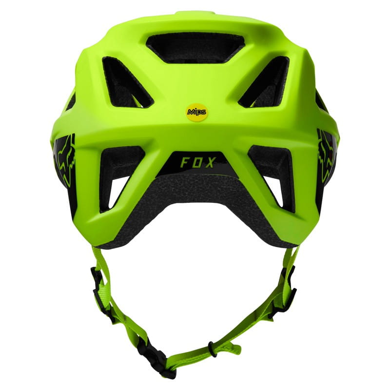 KASK ROWEROWY FOX MAINFRAME FLO YELLOW L
