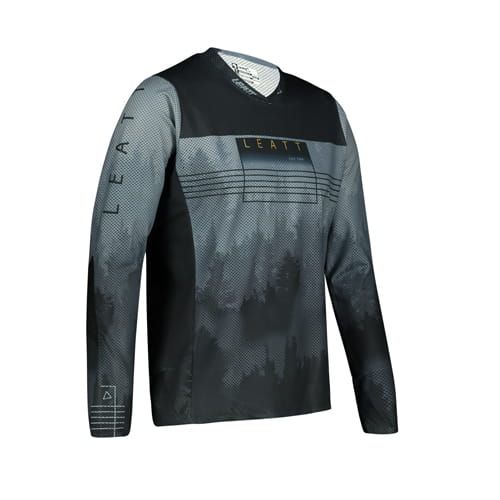 LEATT (2022) KOSZULKA ROWEROWA MTB GRAVITY 4.0 JERSEY CZARNA