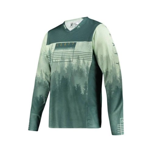 LEATT (2022) KOSZULKA ROWEROWA MTB GRAVITY 4.0 JERSEY IVY KOLOR ZIELONY
