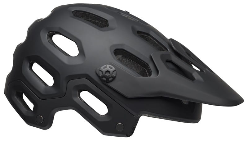 Kask mtb BELL SUPER 3 matte gloss black gray roz. L (58-62 cm) (NEW)