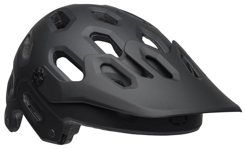 Kask mtb BELL SUPER 3 matte gloss black gray roz. L (58-62 cm) (NEW)