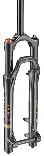 Amortyzator SPACE JUMP 26", 100mm, 28,6x260x0, czarny mat, Disc, oś TA 20mm