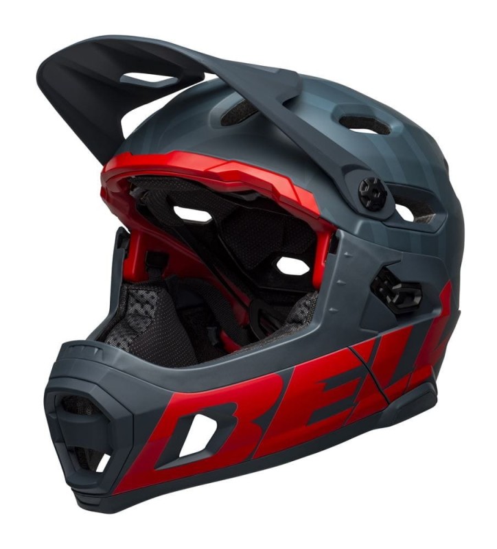 Kask full face BELL SUPER DH MIPS SPHERICAL matte blue crimson roz. M (55-59 cm) (NEW)