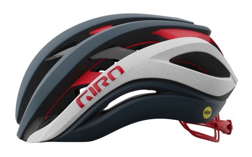 Kask szosowy GIRO AETHER SPHERICAL MIPS matte portaro gray white red roz. S (51-55 cm)