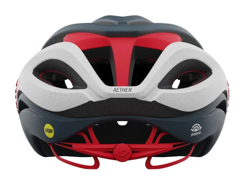 Kask szosowy GIRO AETHER SPHERICAL MIPS matte portaro gray white red roz. S (51-55 cm) (NEW)