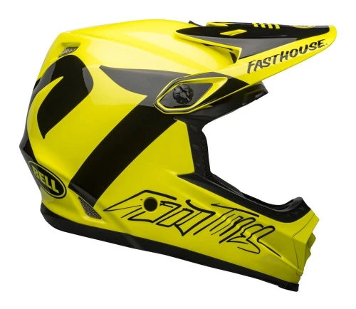 Kask full face BELL FULL-9 FUSION MIPS fasthouse gloss hi-viz black roz. M (55-57 cm)