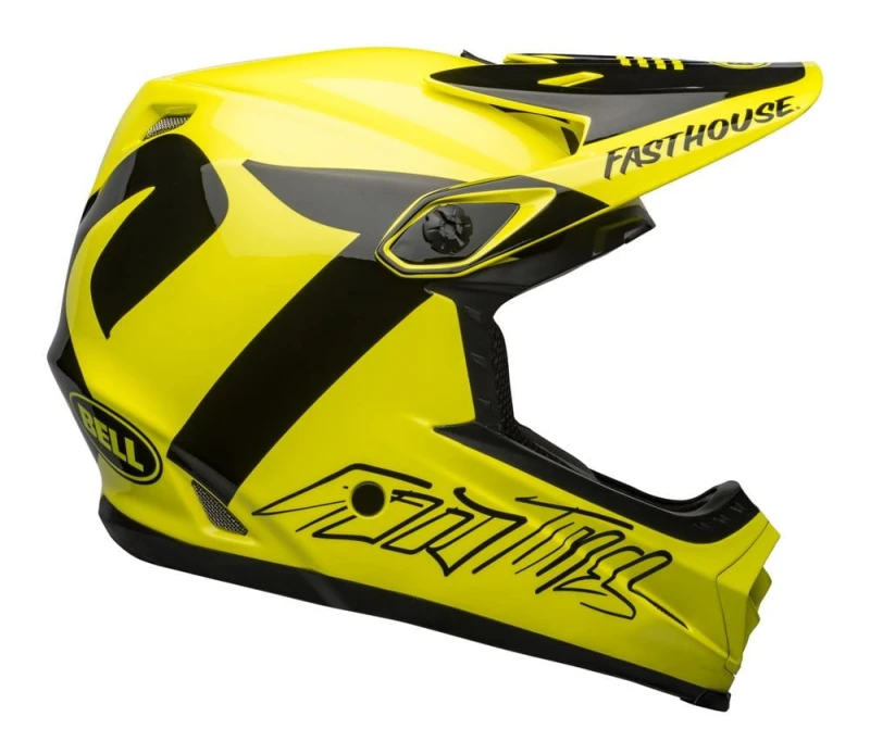 Kask full face BELL FULL-9 FUSION MIPS fasthouse gloss hi-viz black roz. M (55-57 cm) (NEW)