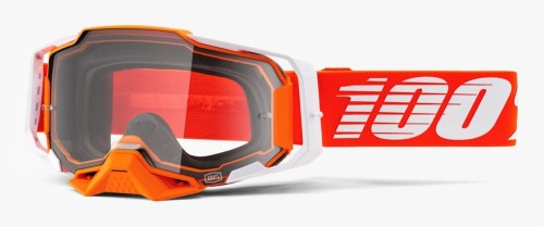 Gogle 100% ARMEGA REGAL Clear Lens (Szyba przezroczysta Anti-Fog, LT 88%-92%) (DWZ)