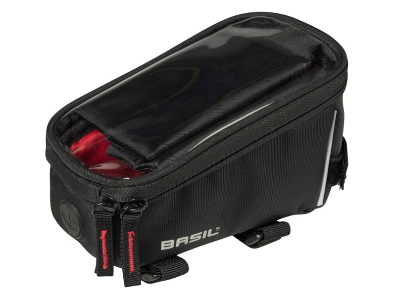 Torba na ramę BASIL SPORT DESIGN FRAME BAG 1L, wodoodporna czarna (NEW)