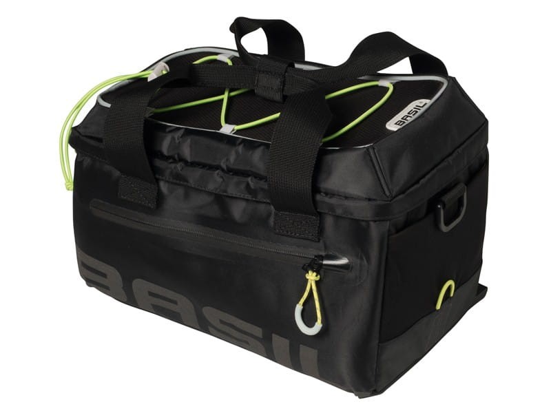 Torba na bagażnik BASIL MILES TRUNKBAG 7L, Universal Bridge System, wodoodporny poliester, czarna (NEW)