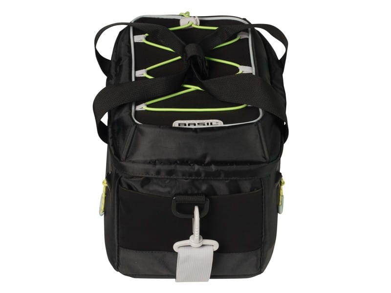 Torba na bagażnik BASIL MILES TRUNKBAG 7L, Universal Bridge System, wodoodporny poliester, czarna (NEW)