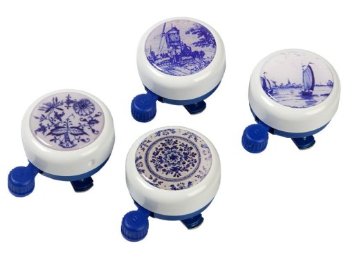 Dzwonek rowerowy WIDEK WHITE COLLECTION DELFT BLUE mix kolorów pudełko 12szt. (NEW)