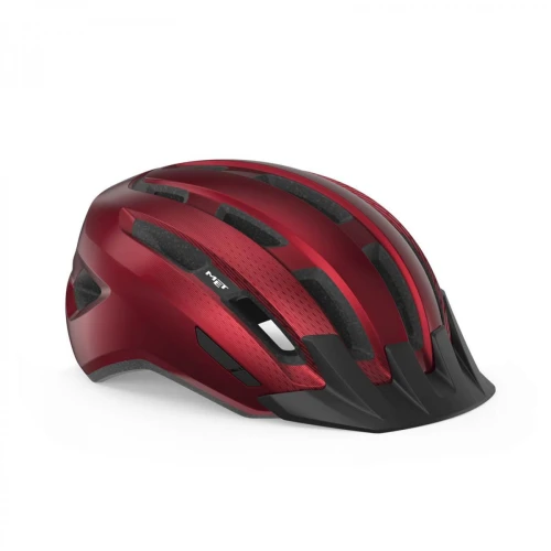 Kask DOWNTOWN S/M red glossy