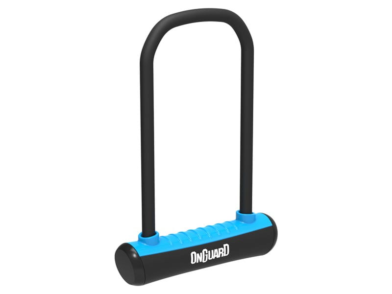 Zapięcie rowerowe ONGUARD NEON 8153BU U-LOCK - 115mm 230mm - uchwyt + 2 x Klucze niebieskie