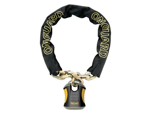 Zapięcie rowerowe ONGUARD BEAST 8017 ŁAŃCUCH 110cm*12mm - 5 x Klucze z kodem + KŁÓDKA