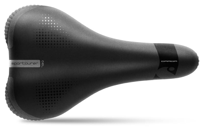 Siodło SPORTOURER GARDA MAN GEL (S FILL TREKKING) żelowe + elastomery męskie (NEW)