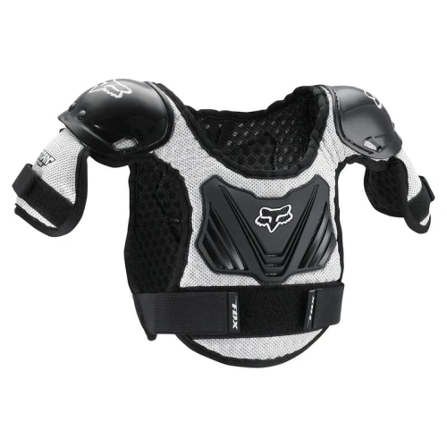 OCHRANIACZ KLATKI PIERSIOWEJ JUNIOR FOX PEEWEE TITAN ROOST DEFLECTOR BLACK SILVER YS/M
