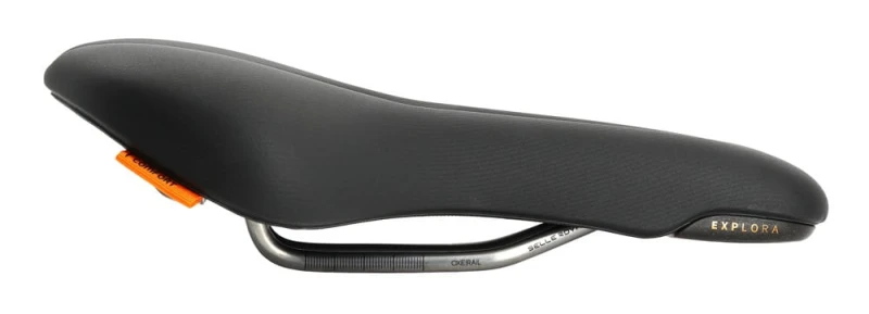 Siodło SELLEROYAL EXPLORA ATHLETIC 45st. żelowe + elastomery unisex 379g (NEW 2022)