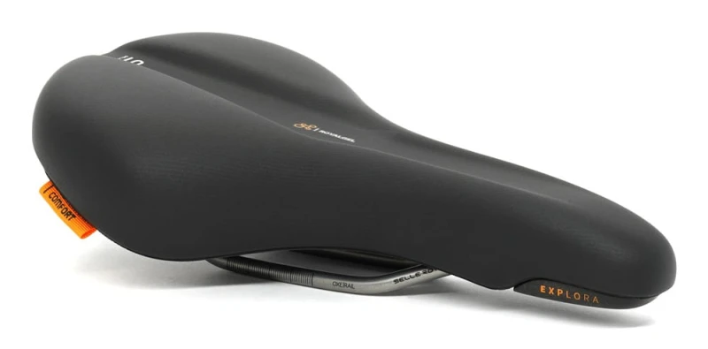 Siodło SELLEROYAL EXPLORA MODERATE 60st. żelowe + elastomery unisex 415g (NEW 2022)