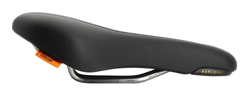 Siodło SELLEROYAL EXPLORA MODERATE 60st. żelowe + elastomery unisex 415g (NEW 2022)
