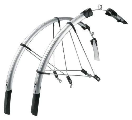 Błotniki RACEBLADE LONG 28" czarne zestaw
