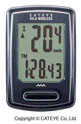 Licznik rowerowy VELO WIRELESS CC-VT230W czerwony