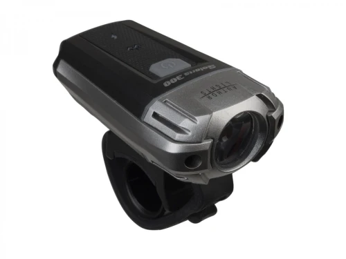 Lampa przednia AUTHOR SOLARIS 300lm USB czarna