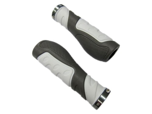 Chwyty kierownicy AUTHOR GRIPLOCK ERGO 20 130mm szaro-czarne