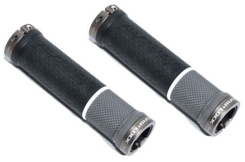 Chwyty kierownicy AUTHOR GRIPLOCK R20 130mm czarno-szare