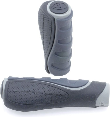 Chwyty kierownicy AUTHOR ERGO 2 130mm czarno-szare