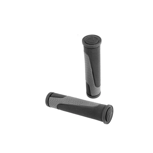 Chwyty kierownicy Comet 2D 125mm, turkusowo-czarne