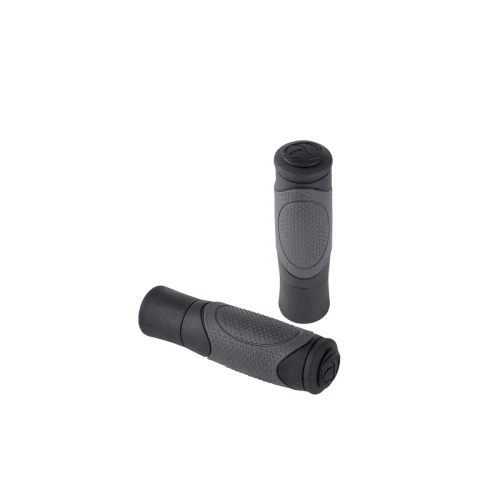 Chwyty kierownicy Apollo 2D 125mm, czarno-grafitowe