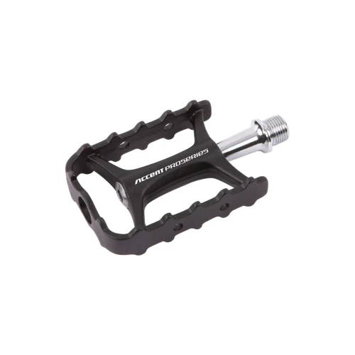 Pedały Volume aluminiowe, łożyska maszynowe, czarno-srebrne