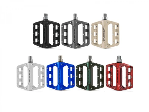 Pedały Stream Pro, odlewane aluminium, łożyska maszynowe, Sand Storm