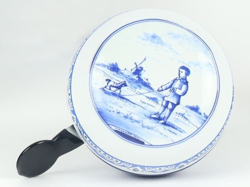 Dzwonek rowerowy WIDEK DING DONG DELFT BLUE child połysk 1szt. (NEW)