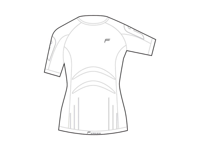 Koszulka damska FUSE ALLSEASON Megalight 200 T-Shirt / L biała