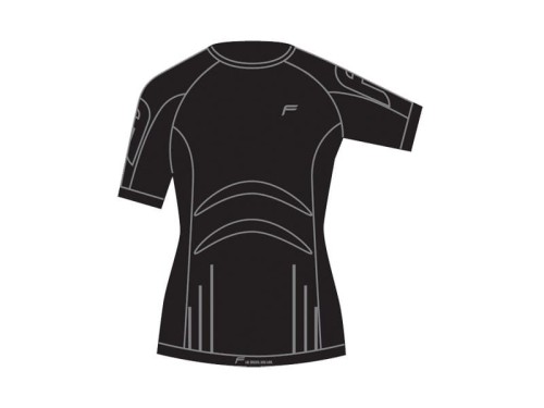 Koszulka damska FUSE ALLSEASON Megalight 200 T-Shirt / L czarna