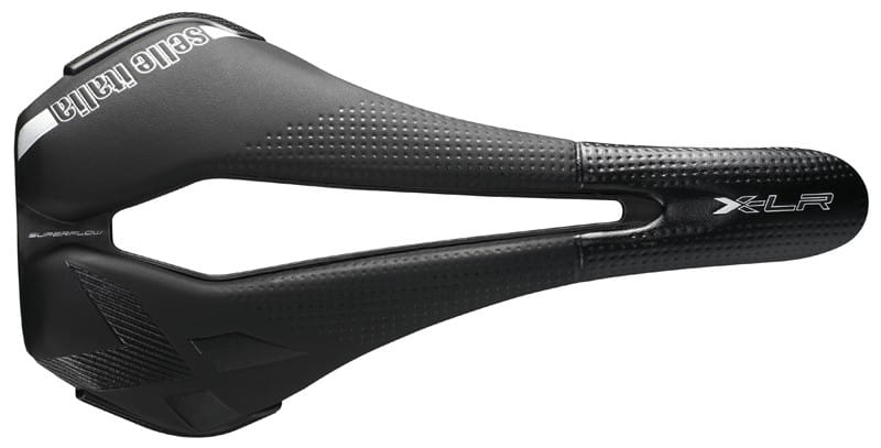 Siodło SELLE ITALIA X-LR SUPERFLOW L (id match - L3) TI 316 Tube 7, fibra-tek, 202g czarne (NEW)