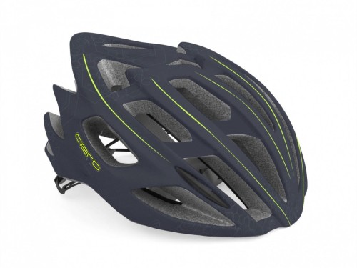 Kask AUTHOR AERO X8 szaro-żółty(fluo) mat 58-62