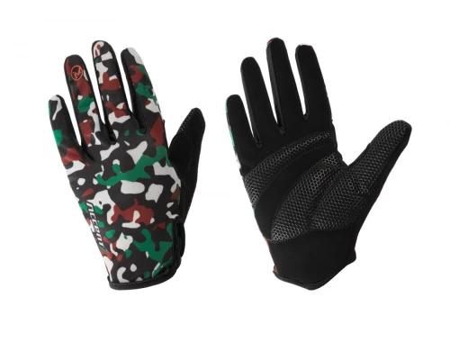 Rękawiczki z długimi palcami Furious, green camo, S