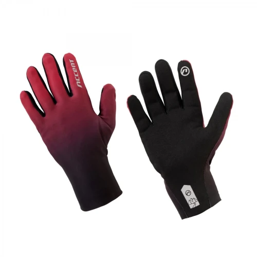 Rękawiczki z długimi palcami Pure Long, niebiesko-czarne, L