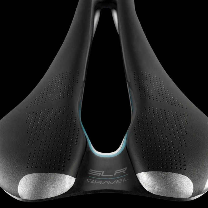 Siodło SELLE ITALIA SLR BOOST GRAVEL SUPERFLOW S (id match - S3) ti 316 tube 7, fibra-tek, czarne (NEW)