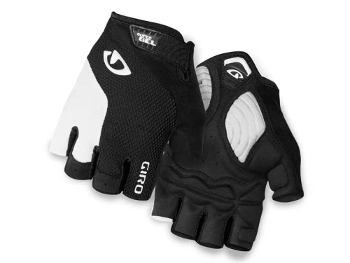 Rękawiczki męskie GIRO STRADE DURE SG krótki palec white black roz. XXL (obwód dłoni od 267 mm / dł. dłoni od 211 mm) (NEW)