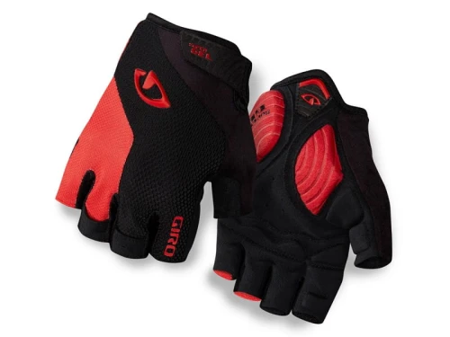 Rękawiczki męskie GIRO STRADE DURE SG krótki palec black bright red roz. L (obwód dłoni 229-248 mm / dł. dłoni 189-199 mm) (NEW)