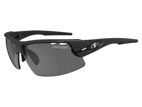Okulary TIFOSI CRIT FOTOTEC matte black (3szkła Smoke 15,4% transmisja światła, AC Red, Clear) (NEW)