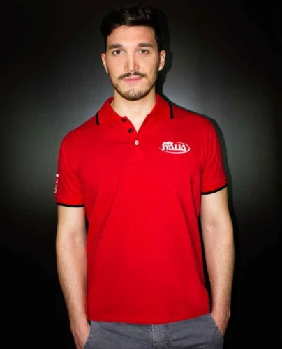 Polo T-Shirt SELLE ITALIA Red roz. S